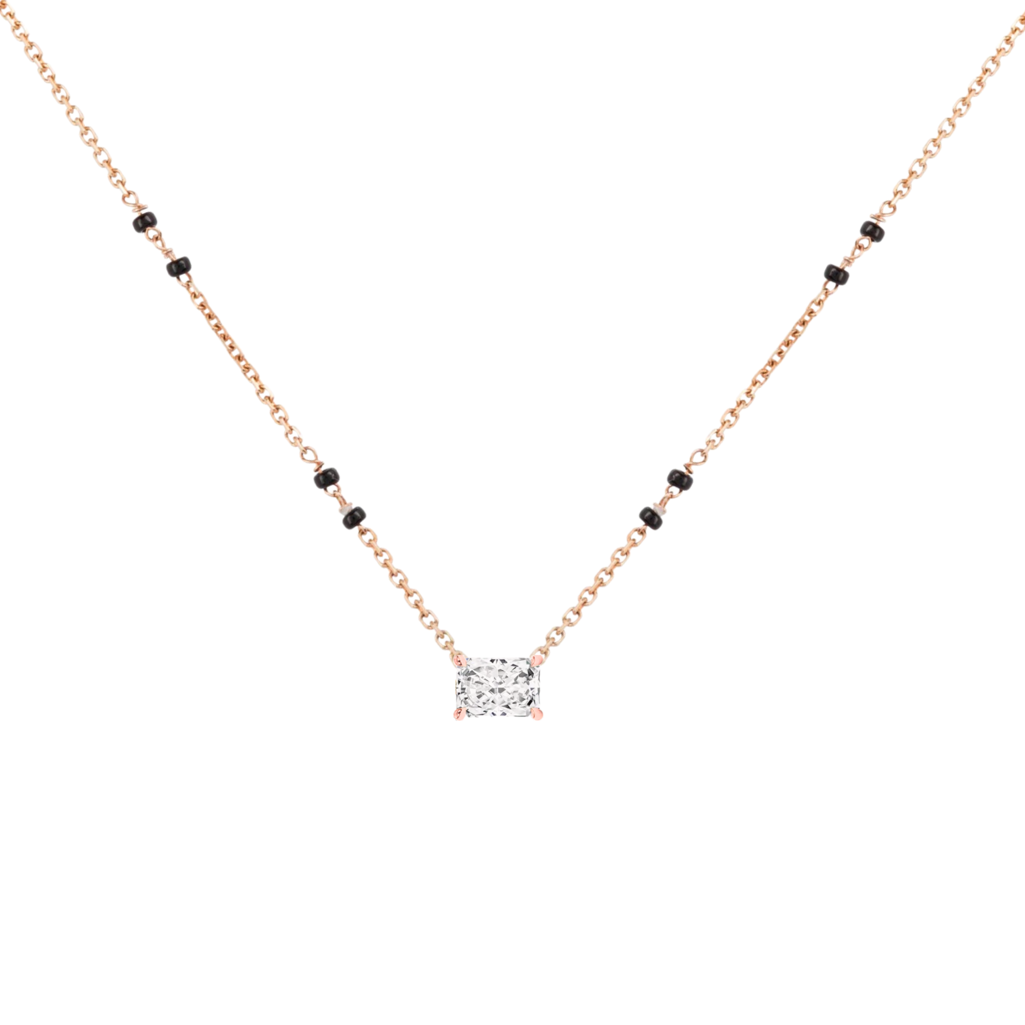 Modern-Mangal-Radhi-Mangalsutra-rose-gold