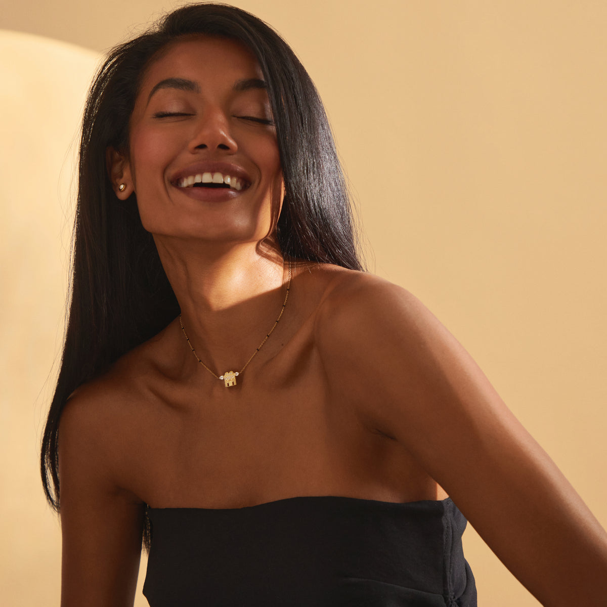 Model wearing the Kavitha Mangalayam, look 4