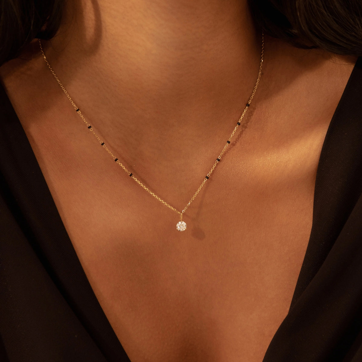Malini Mangalsutra on model