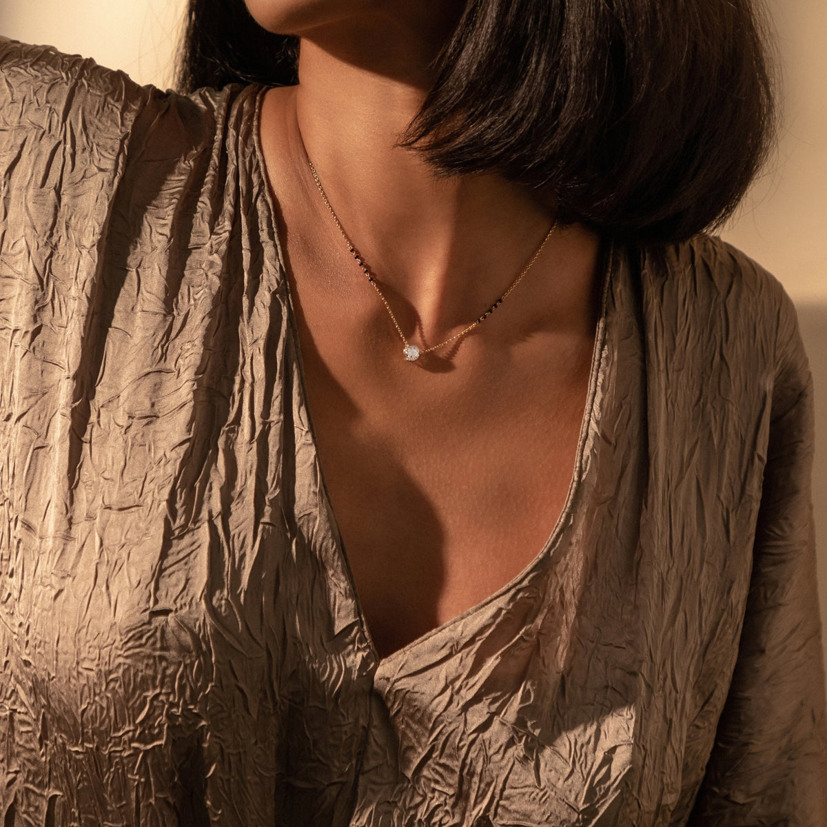 Shreya Mangalsutra on model