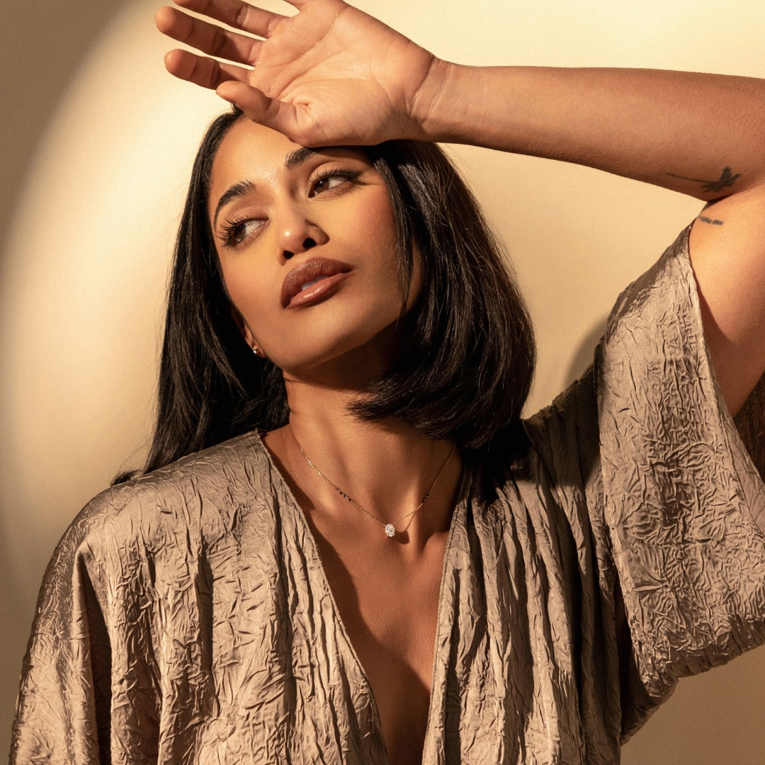 Model wearing the Suhani Mangalsutra