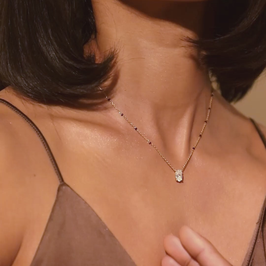 Video of the Deepika Mangalsutra worn by a model