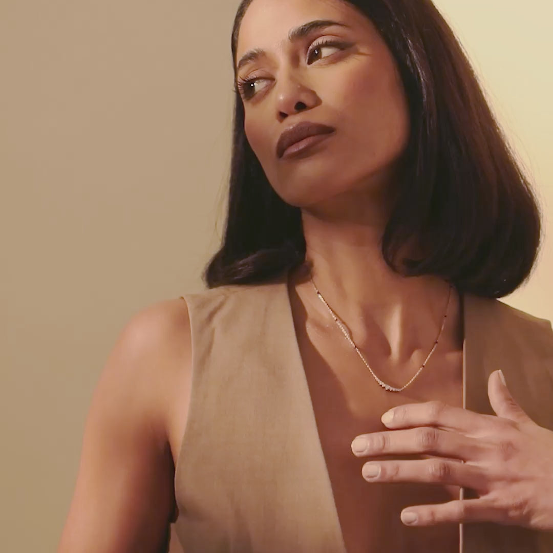 Video of the Harmony Mangalsutra worn by a model